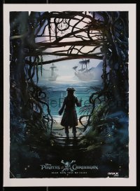 9w422 PIRATES OF THE CARIBBEAN: DEAD MEN TELL NO TALES IMAX 10x13 special poster 2017 different art!