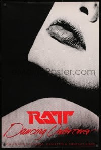 9w159 RATT 24x36 music poster 1986 Dancing Undercover, sexy close-up design!