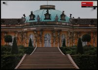 9w448 SAVE WORLD'S MONUMENTS 22x32 special poster 1990s image of Sansouci palace in Potsdam, Germany