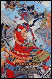 9w227 SPIDER-MAN: HOMECOMING advance mini poster 2017 completely different art by Martin Ansin!