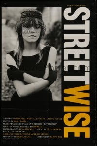 9w466 STREETWISE 24x36 special poster 1984 photo by Mary Ellen Mark, teens on the streets of Seattle!