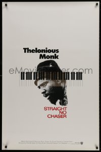 9w924 THELONIOUS MONK: STRAIGHT, NO CHASER int'l 1sh 1989 Clint Eastwood produced jazz bio!
