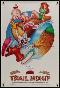 9w939 TRAIL MIX-UP DS 1sh 1993 John Hom art Roger Rabbit, Baby Herman, Jessica Rabbit!