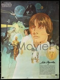 9w455 STAR WARS set of 4 18x24 special posters 1977 Lucas classic sci-fi epic, Nichols, Coca-Cola!