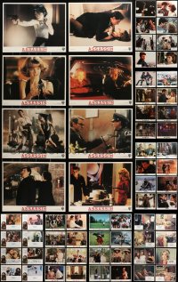 9x099 LOT OF 88 LOBBY CARDS 1970s-1990s complete sets of 8 from a variety of different movies!