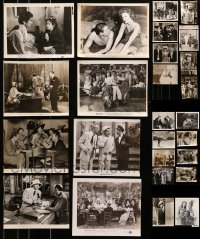 9x322 LOT OF 34 8X10 STILLS 1930s-1940s great scenes from a variety of different movies!