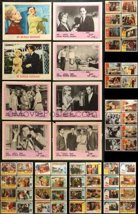 9x102 LOT OF 84 LOBBY CARDS 1940s-1960s incomplete sets from a variety of different movies!