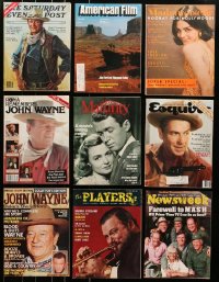 9x193 LOT OF 9 MAGAZINES 1960s-1990s lots of great movie images & information!