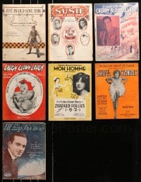 9x022 LOT OF 7 SHEET MUSIC 1910s-1930s great songs from a variety of different movies!