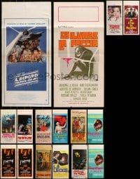 9x455 LOT OF 20 FORMERLY FOLDED ITALIAN LOCANDINAS 1960s-1970s images from a variety of movies!