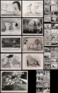 9x299 LOT OF 57 WALT DISNEY CARTOON 8X10 STILLS 1970s-1990s a variety of great animation images!
