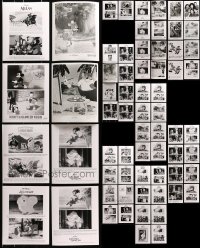 9x290 LOT OF 66 WALT DISNEY TV AND VIDEO CARTOON 8X10 STILLS 1970s-1990s great animation images!