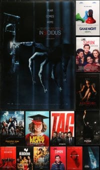 9x571 LOT OF 19 UNFOLDED DOUBLE-SIDED 27X40 ONE-SHEETS 2010s cool movie images!