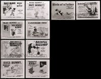 9x373 LOT OF 10 LOONEY TUNES CARTOON 8X10 REPRO PHOTOS 1980s Bugs Bunny, Yosemite Sam & more!