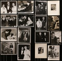 9x339 LOT OF 16 CANDID 8X10 STILLS 1940s-1950s great images of celebrities behind the scenes!