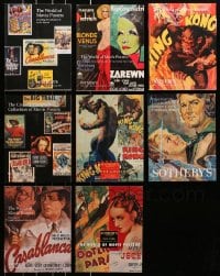 9x121 LOT OF 8 SOTHEBY'S MOVIE POSTER AUCTION CATALOGS 2000s-2010s lots of great color images!