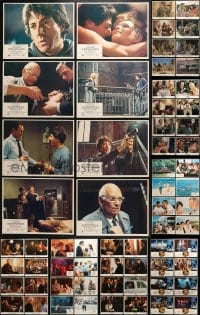 9x098 LOT OF 88 SPANISH LANGUAGE LOBBY CARDS 1970s-1990s complete sets from a variety of movies!