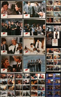 9x094 LOT OF 110 LOBBY CARDS 1980s-1990s complete sets of 8 from a variety of different movies!