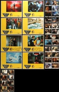9x109 LOT OF 48 SPANISH LANGUAGE LOBBY CARDS 1970s-1990s complete sets from a variety of movies!