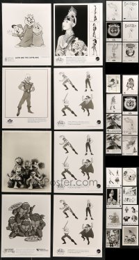 9x316 LOT OF 38 CARTOON TV 8X10 STILLS 1980s-1990s a variety of great animation images!