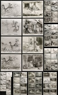 9x280 LOT OF 96 WALT DISNEY TV AND THEATRICAL CARTOON 8X10 STILLS 1970s-1990s animation images!