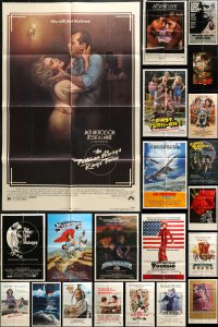 9x073 LOT OF 43 FOLDED ONE-SHEETS 1970s-1990s great images from a variety of different movies!