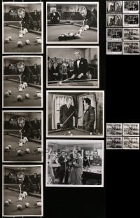 9x337 LOT OF 20 8X10 STILLS SHOWING POOL/BILLIARDS 1940s-2000s great images including Astaire!