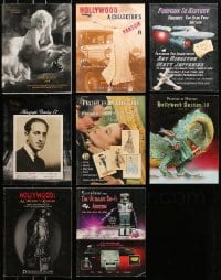 9x122 LOT OF 8 PROFILES IN HISTORY AUCTION CATALOGS 1990s-2000s variety of Hollywood memorabilia!