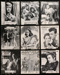 9x194 LOT OF 9 INTERNATIONAL FILM COLLECTOR MAGAZINES 1970s great movie images & articles!