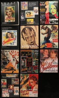 9x114 LOT OF 11 SOTHEBY'S MOVIE POSTER AUCTION CATALOGS 1990s-2000s many great images!