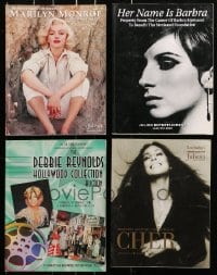 9x149 LOT OF 4 JULIEN'S AUCTION CATALOGS 2000s Marilyn Monroe, Barbra Streisand & more!