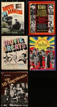 9x161 LOT OF 5 OVERSIZED HARDCOVER MOVIE BOOKS 1960s-2000s with great images & information!