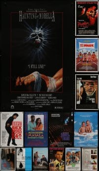 9x572 LOT OF 18 UNFOLDED SINGLE-SIDED MOSTLY 27X40 ONE-SHEETS 1980s-1990s cool movie images!