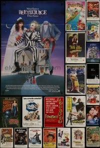 9x068 LOT OF 47 FOLDED SPANISH LANGUAGE ONE-SHEETS 1950s-1990s from a variety of different movies!