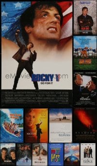 9x584 LOT OF 17 UNFOLDED DOUBLE-SIDED AND SINGLE-SIDED 27X40 ONE-SHEETS 1990s cool movie images!