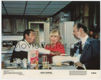 9y524 HARDLY WORKING color 11x14 still #7 1980 wacky Jerry Lewis spilling milk at breakfast table!
