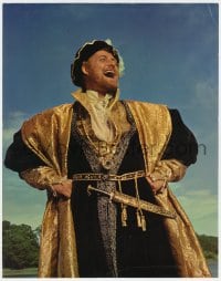 9y654 MAN FOR ALL SEASONS color 11x14 still 1066 best portrait of laughing Robert Shaw!