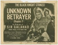 9y006 ADVENTURES OF SIR GALAHAD chapter 7 TC 1949 knight George Reeves, Unknown Betrayer!