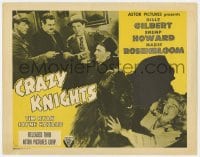 9y039 CRAZY KNIGHTS TC R1950s Billy Gilbert, Shemp Howard, Maxie Rosenbloom, wacky fake ape!