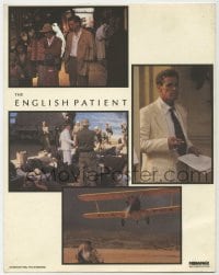 9y443 ENGLISH PATIENT vertical LC 1997 Ralph Fiennes, Willem Dafoe, Best Picture Oscar winner!