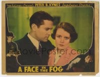 9y456 FACE IN THE FOG LC 1936 June Collyer & Lloyd Hughes in Peter B. Kyne's impetuous drama!