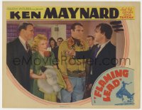 9y475 FLAMING LEAD LC 1939 cowboy Ken Maynard is asked to leave after a confrontation!