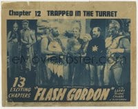 9y476 FLASH GORDON chapter 12 LC R1940s Buster Crabbe, Jean Rogers, Trapped in the Turret!