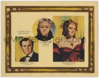 9y510 GONE WITH THE WIND LC 1939 great art portraits of Carroll Nye, Laura Hope Crews & Ona Munson!