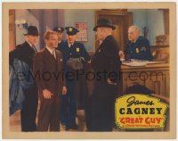 9y515 GREAT GUY LC 1936 dirty James Cagney gets some sour looks at the police station!