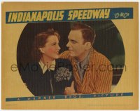 9y559 INDIANAPOLIS SPEEDWAY LC 1939 romantic c/u of Pat O'Brien & pretty Gale Page, Howard Hawks!