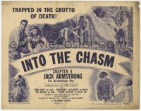 9y089 JACK ARMSTRONG chapter 4 TC 1947 All-American Boy trapped in Grotto of Death, Into the Chasm!