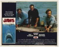 9y565 JAWS LC #6 1975 Roy Scheider, Robert Shaw & Richard Dreyfuss need a bigger boat, Spielberg!