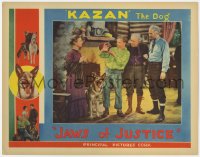 9y566 JAWS OF JUSTICE LC 1933 latest dog marvel, Kazan the German Shepherd, sensational melodrama!