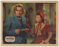 9y577 KEEP SMILING LC 1938 close up of Jane Withers & Gloria Stuart both looking worried!